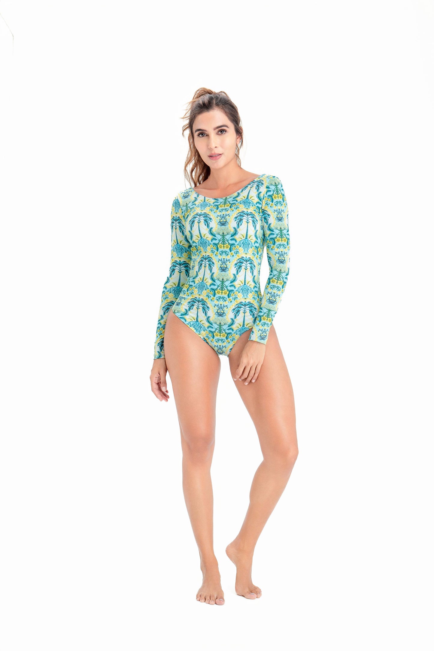 Girl One Piece Long Sleeve Cristina Isla Palma