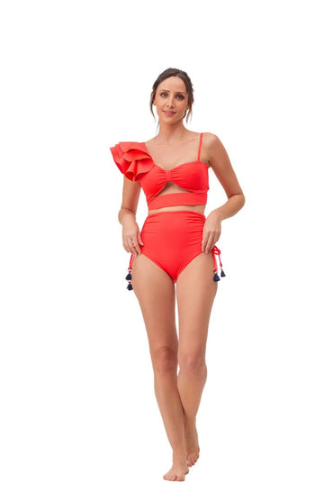 Top Eva Coral Unicolor