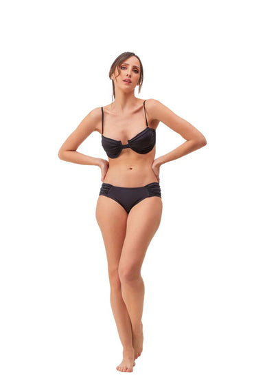 Anastasia Bottom Black Unicolor