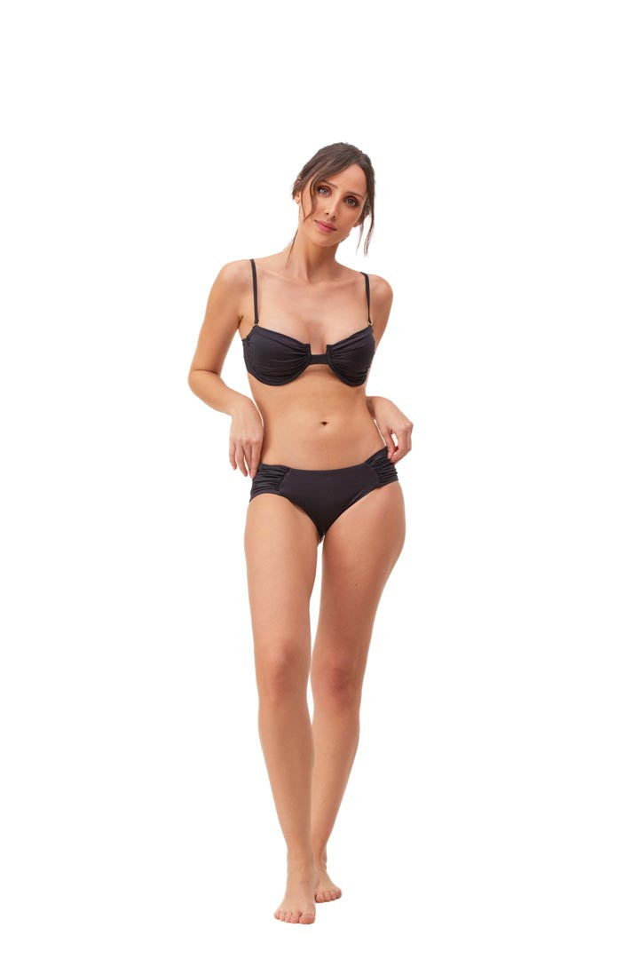 Anastasia Bottom Black Unicolor