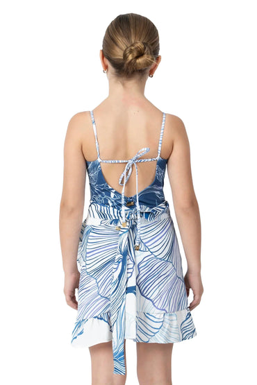 Pepita Skirt | Aqua Dream