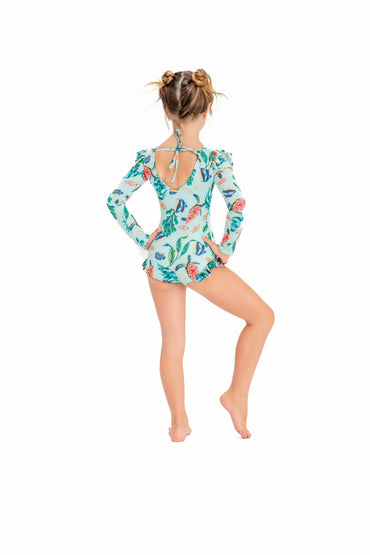 Girl Long Sleeve One Piece Isla Ceycen