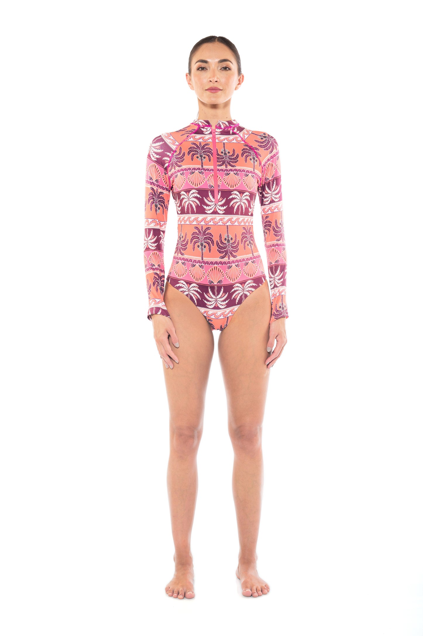 Ariel Long Sleeve One Piece Caribbean Life
