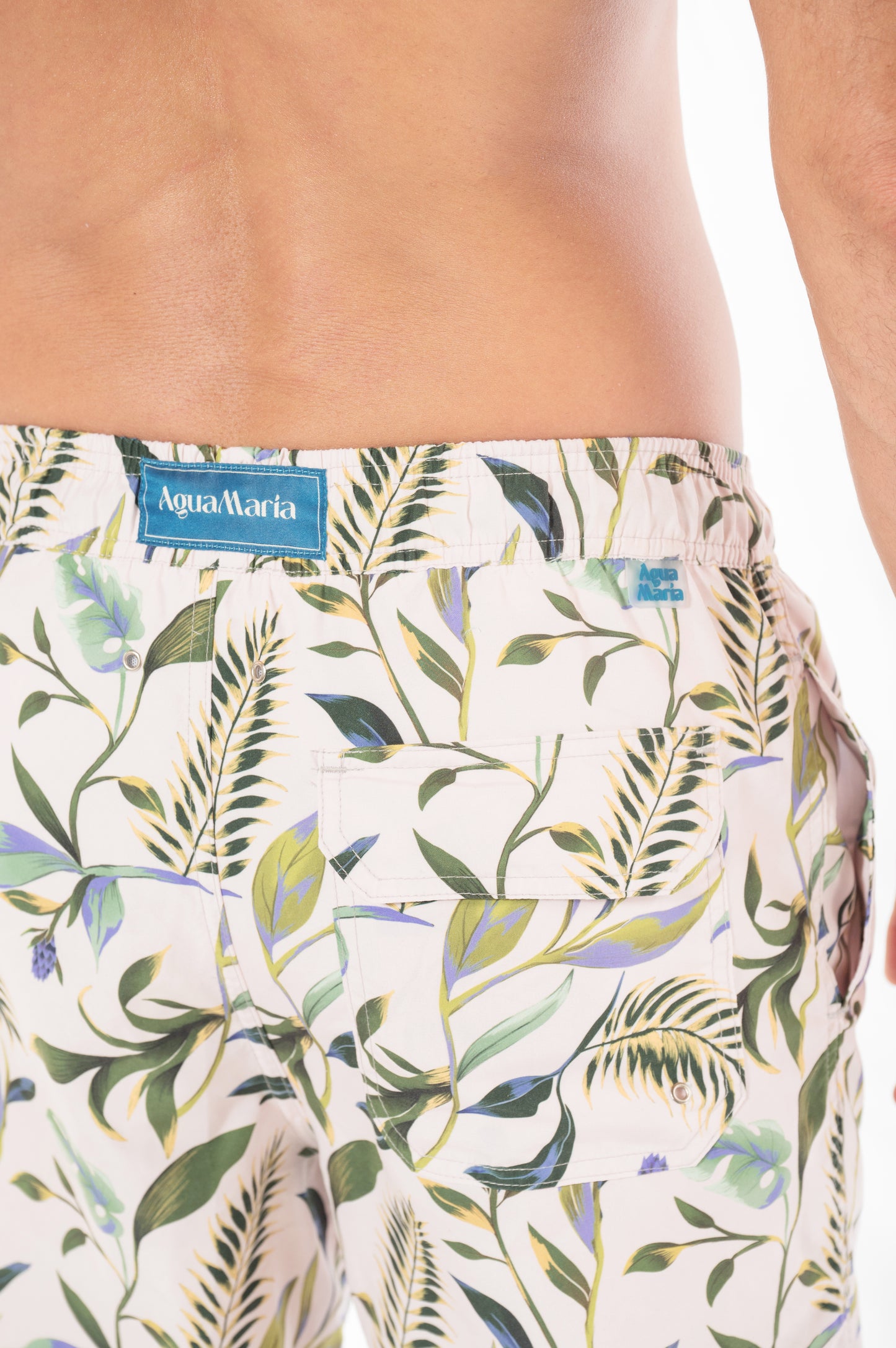 Men's Swim Trunks Floral Paradise