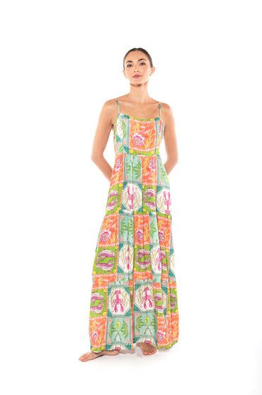 Azalea Dress Caribbean Postcards