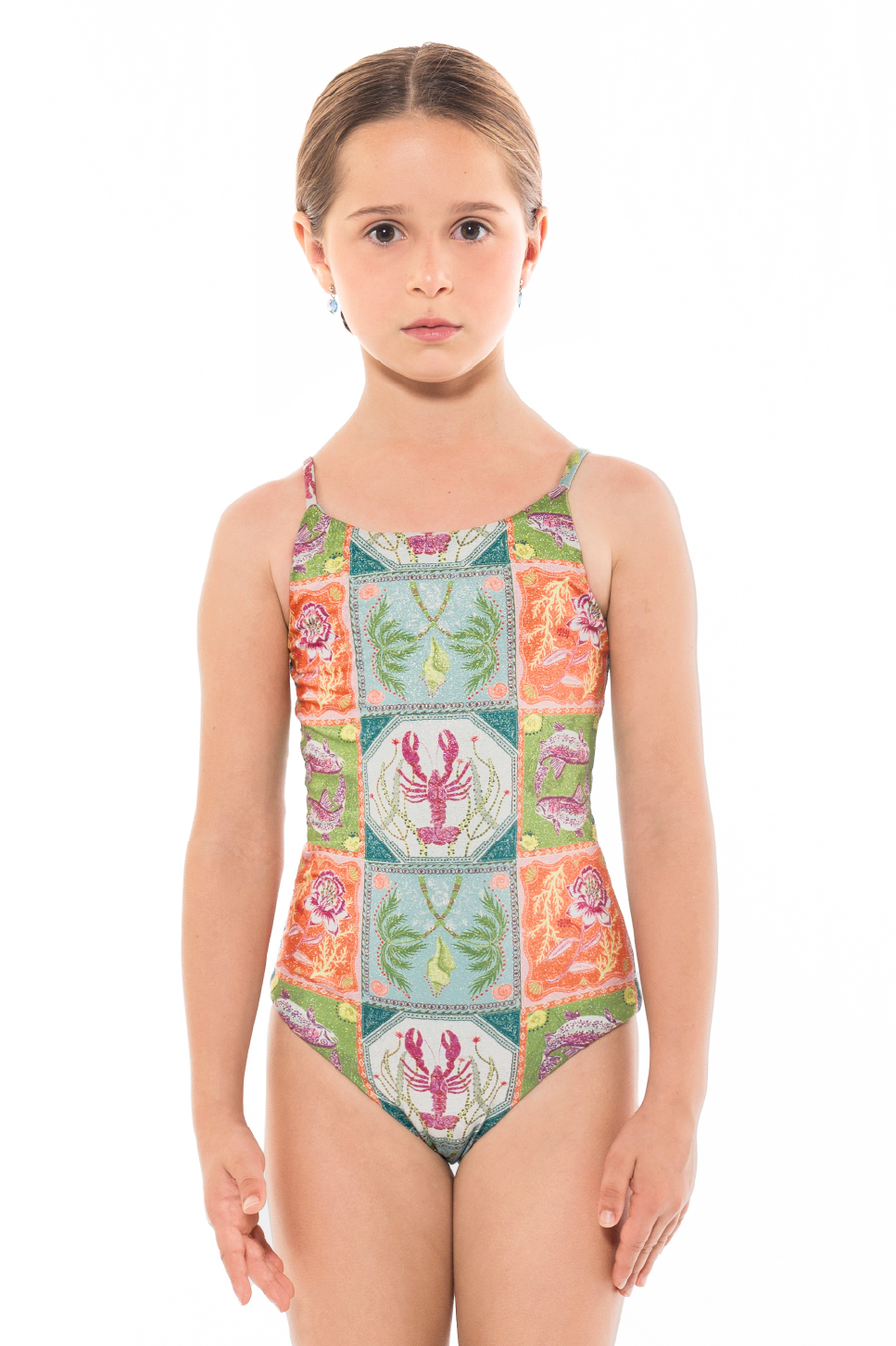 Girl Dalila One Piece Caribbean Postcards