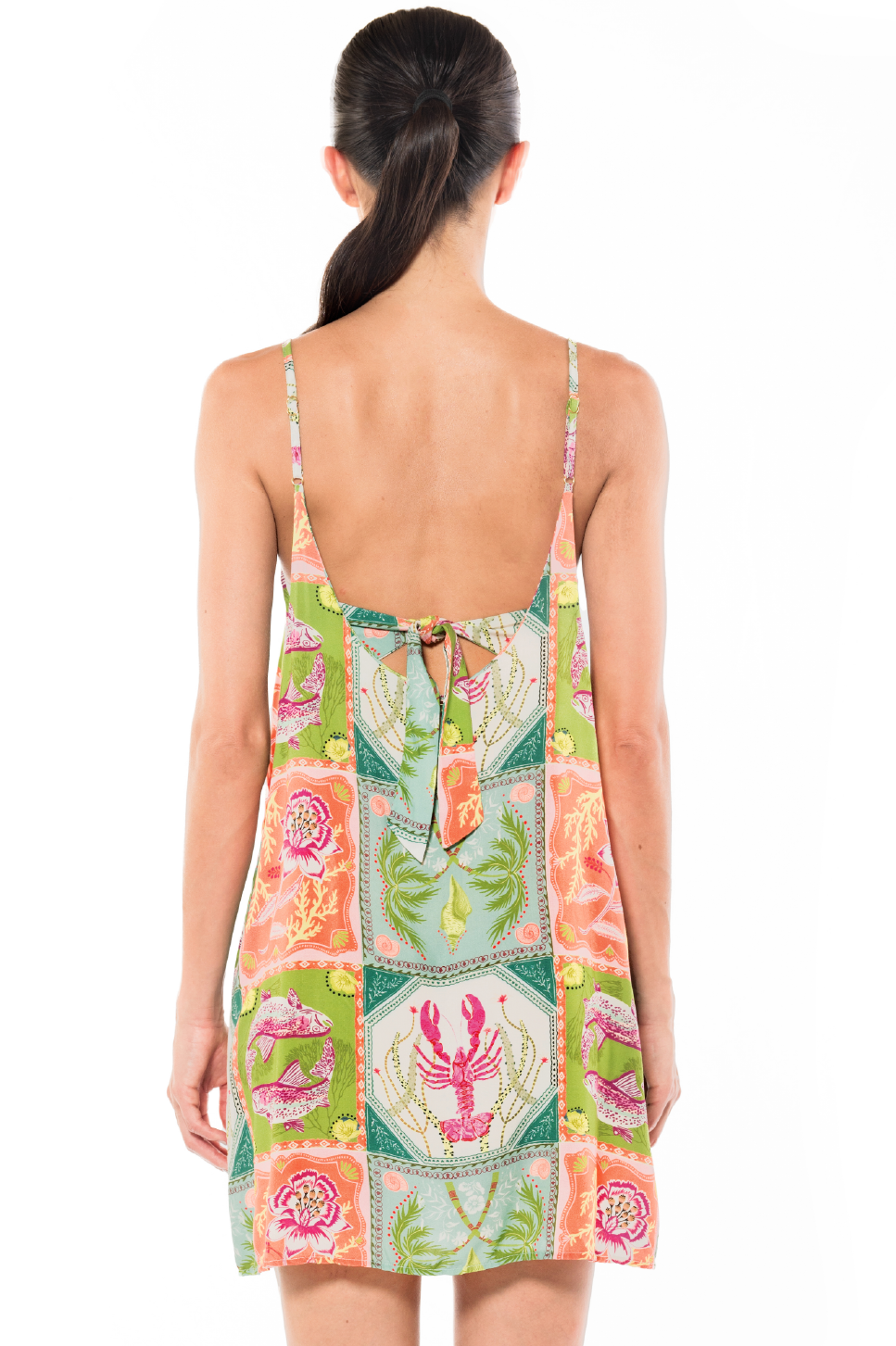 Romina Dress Caribbean Postcards