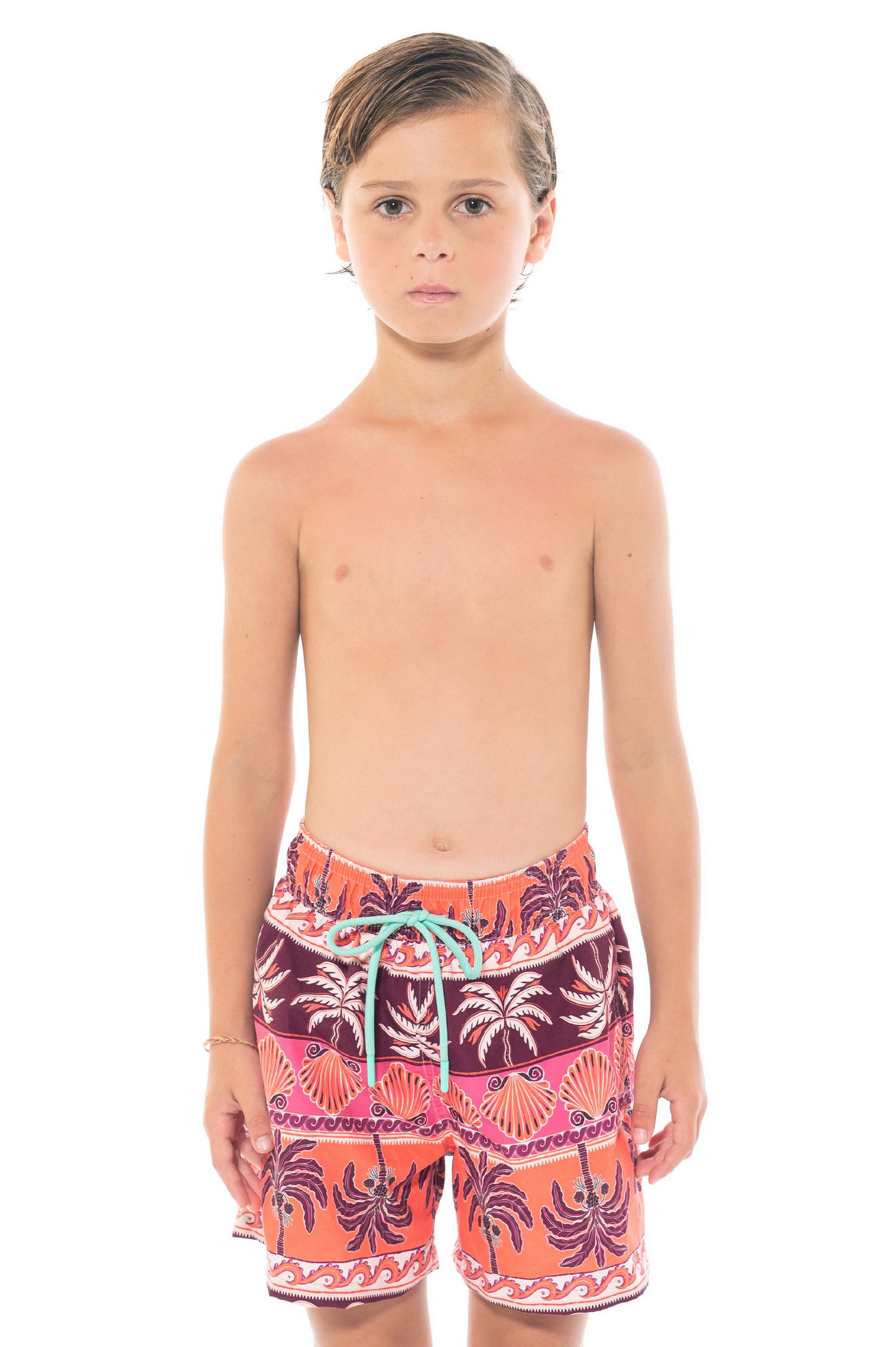 Kids Swim Trunks Caribbean Life