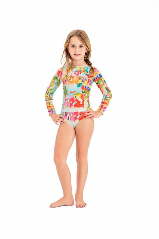 Set Niña Rashguard Isla Islote