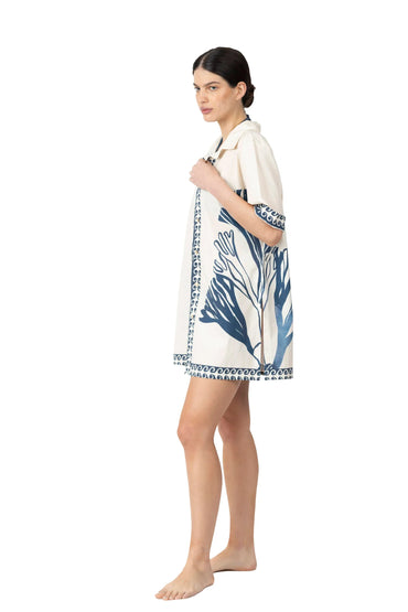 Alma Shirt | Coral Waves