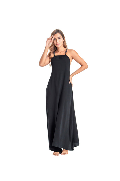 Vestido Mime Negro Unicolor