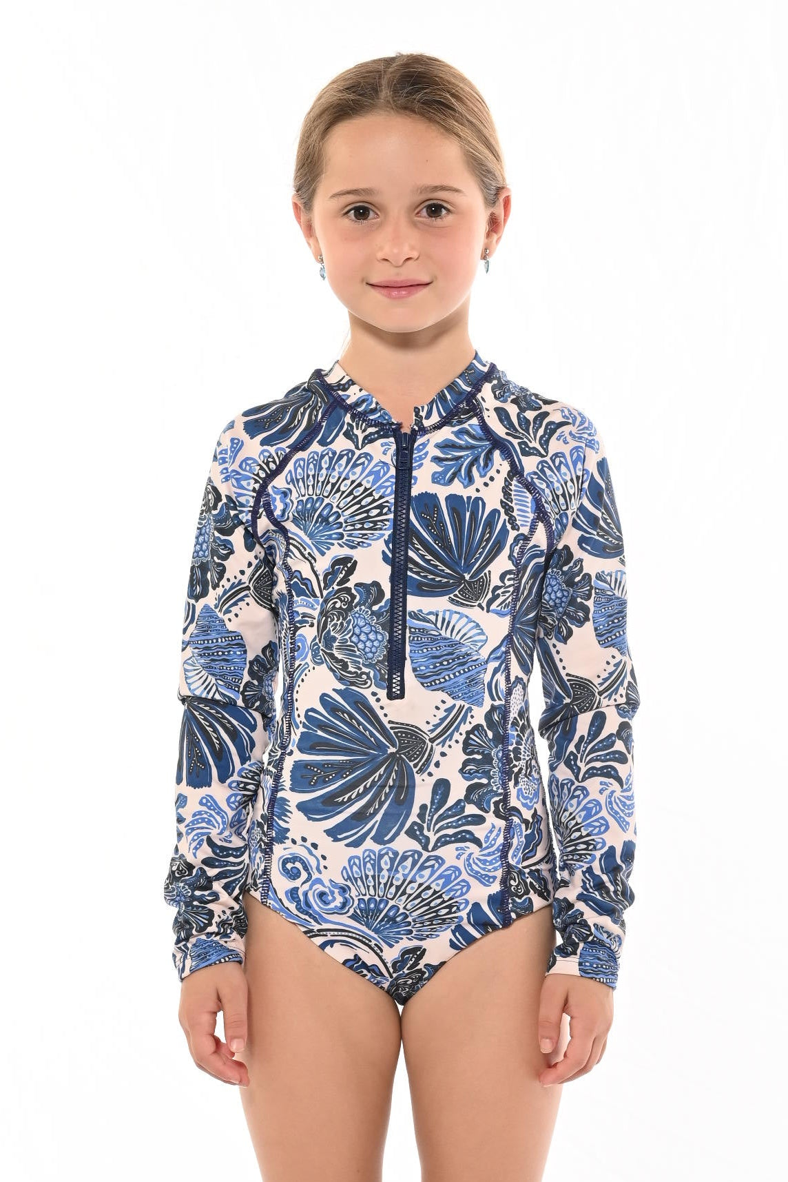 Enterizo Manga Larga Niña Aitana Ocean Escape