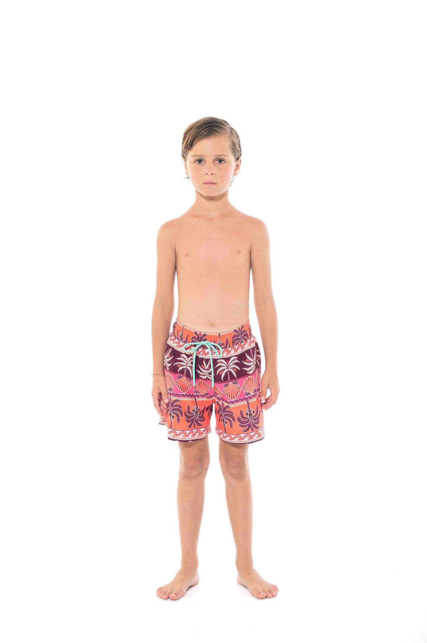 Kids Swim Trunks Caribbean Life
