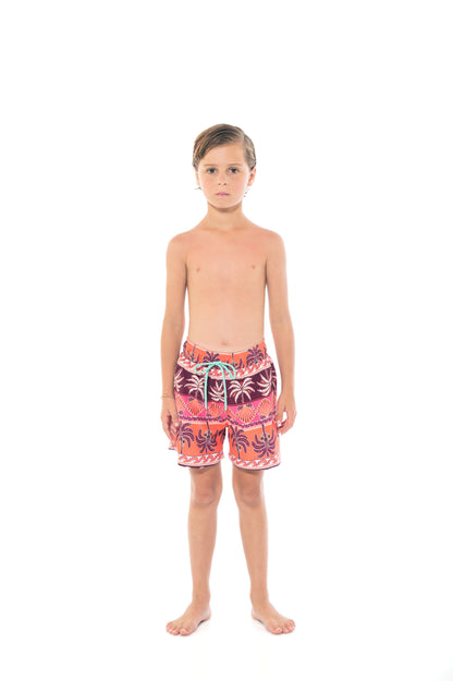 Kids Swim Trunks Caribbean Life