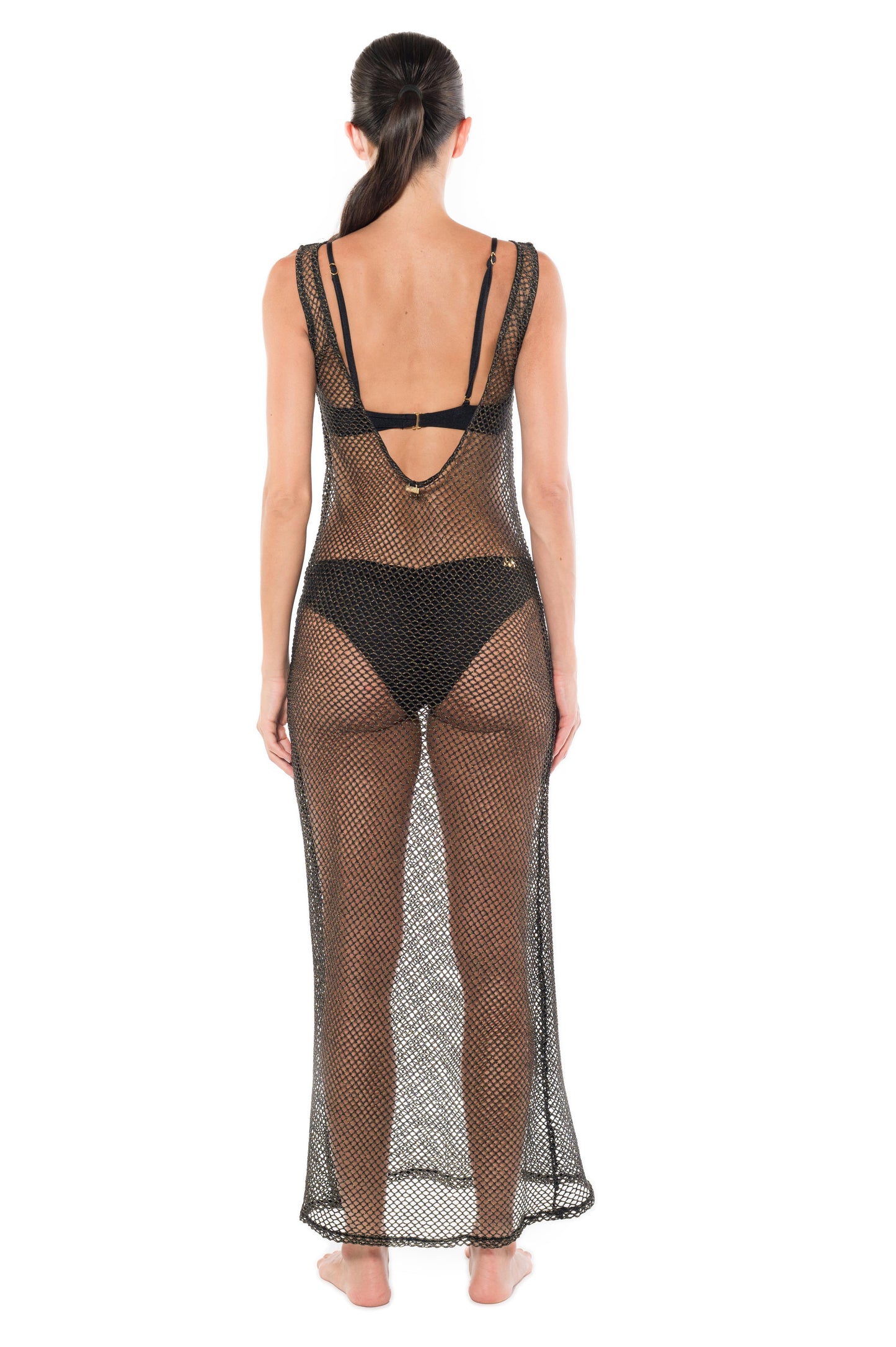 Vestido Claudia Negro Unicolor