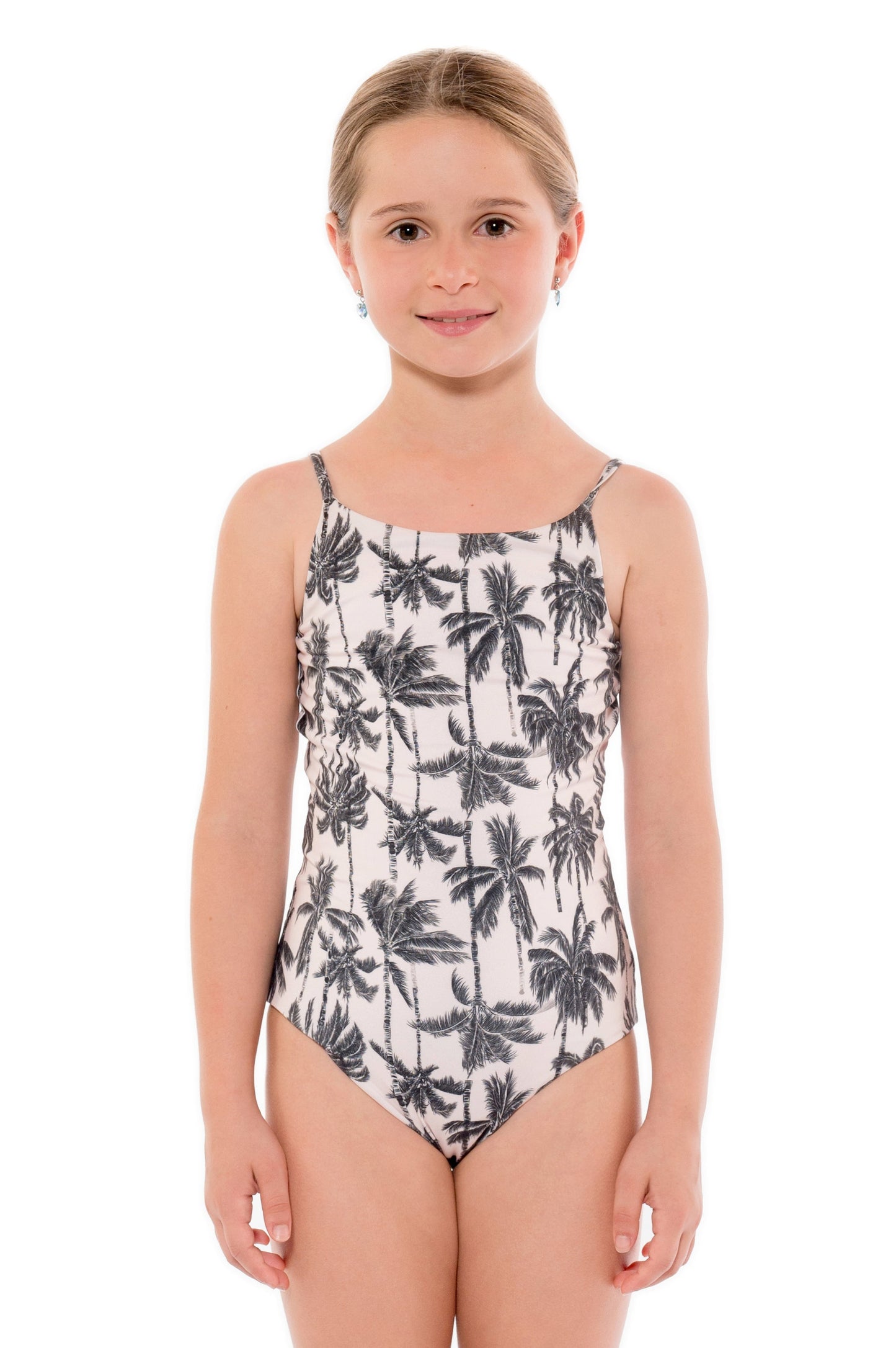 Enterizo Niña Dalila Black and White