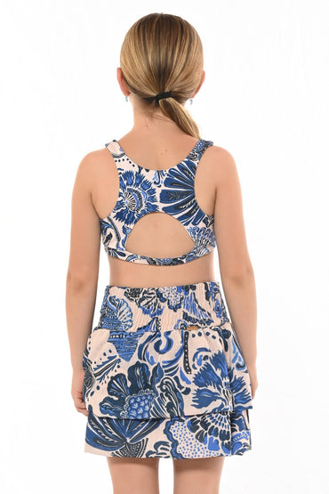 Falda Corta Niña Hanna Ocean Escape