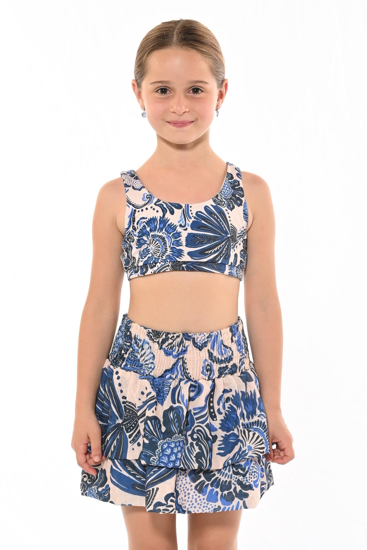 Falda Corta Niña Hanna Ocean Escape