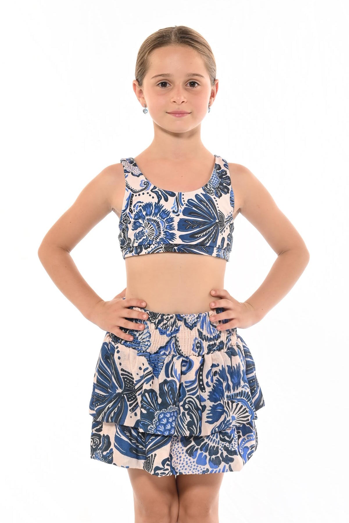 Falda Corta Niña Hanna Ocean Escape