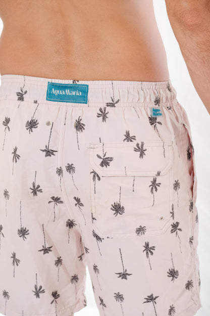 Pantaloneta Hombre Black and White