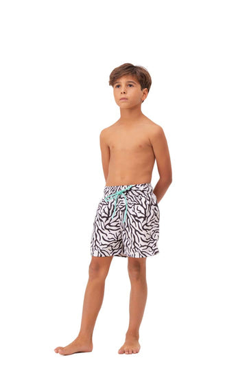 Boy Mar Negro Swim Trunk