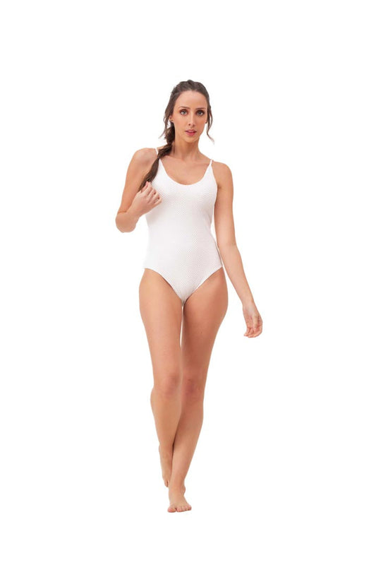 Monica One Piece Ivory Solid