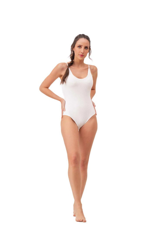 Monica One Piece Ivory Solid